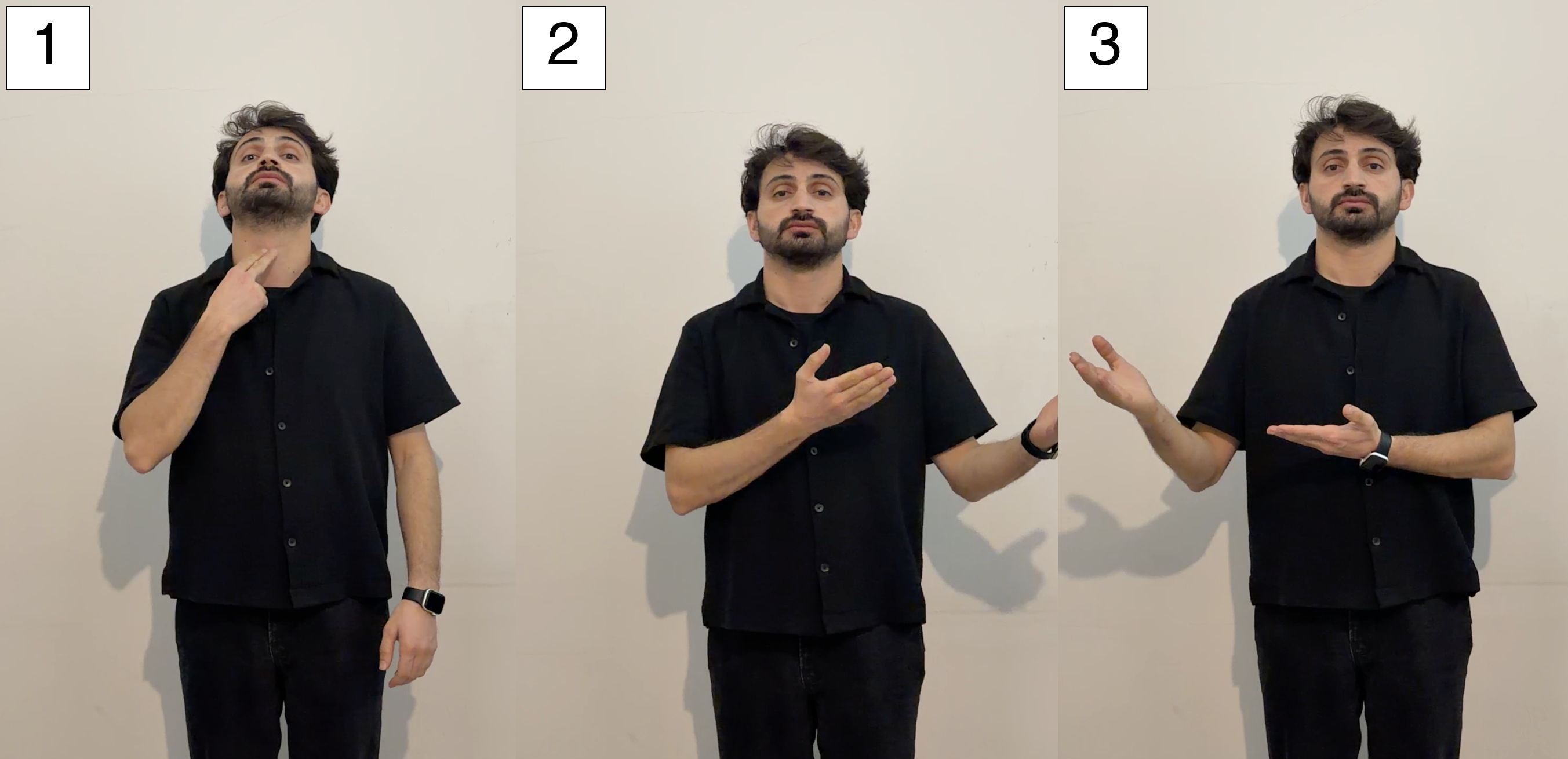 Türk İşaret Dili'nde garson meslek işareti — işaret dilinde meslekler