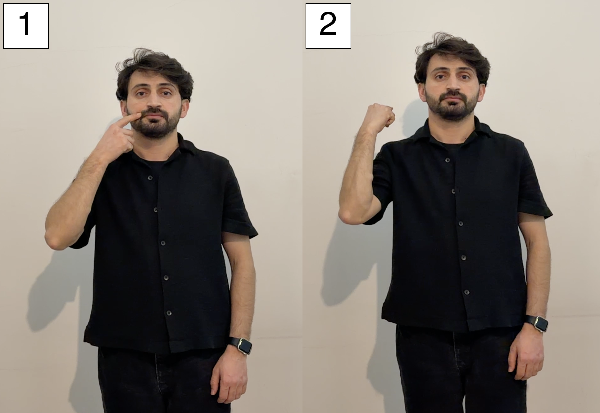 Türk İşaret Dili'nde eski işareti — tarihi eser ve müze